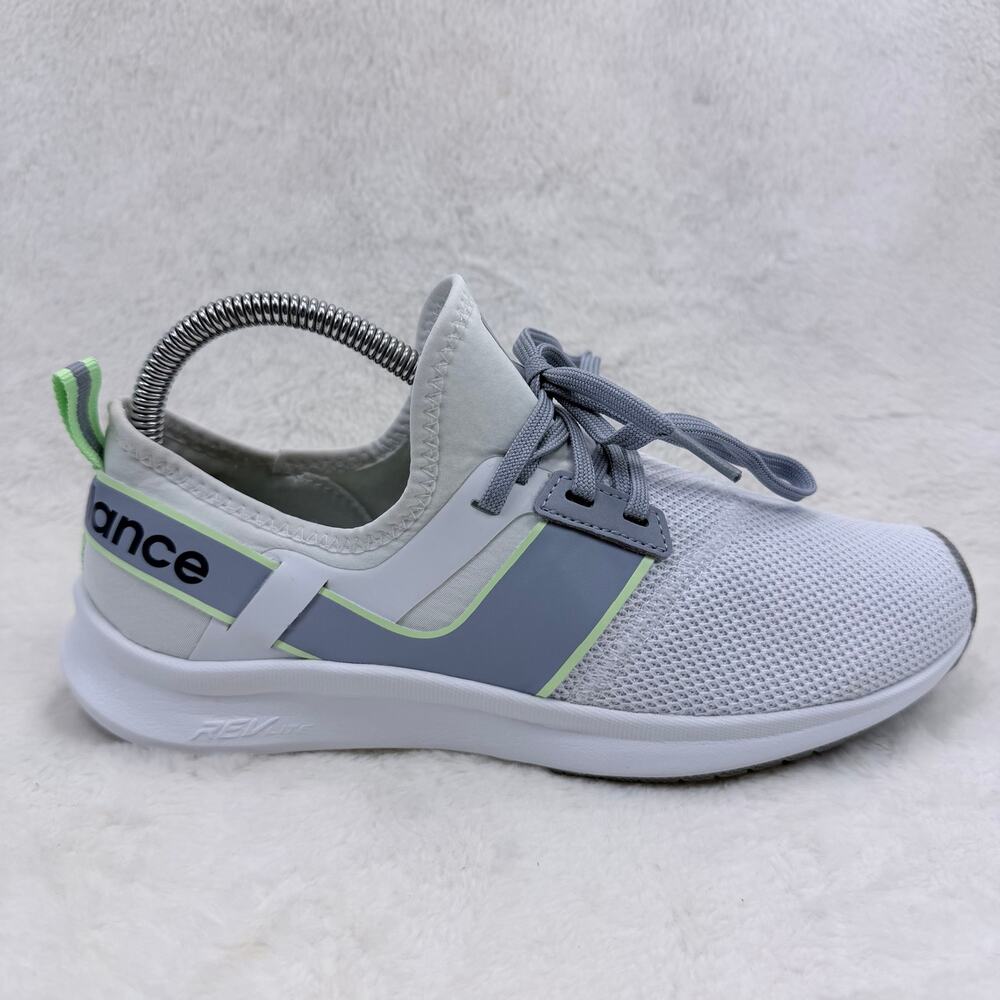 New Balance FuelCore Nergize Sport V1 Womens Cross Trainer White Grey Size 8.5